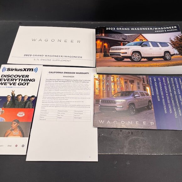 2023 Jeep Grand Wagoneer Wagoneer Owners Manual Quick Reference Supplemental - Picture 3 of 10